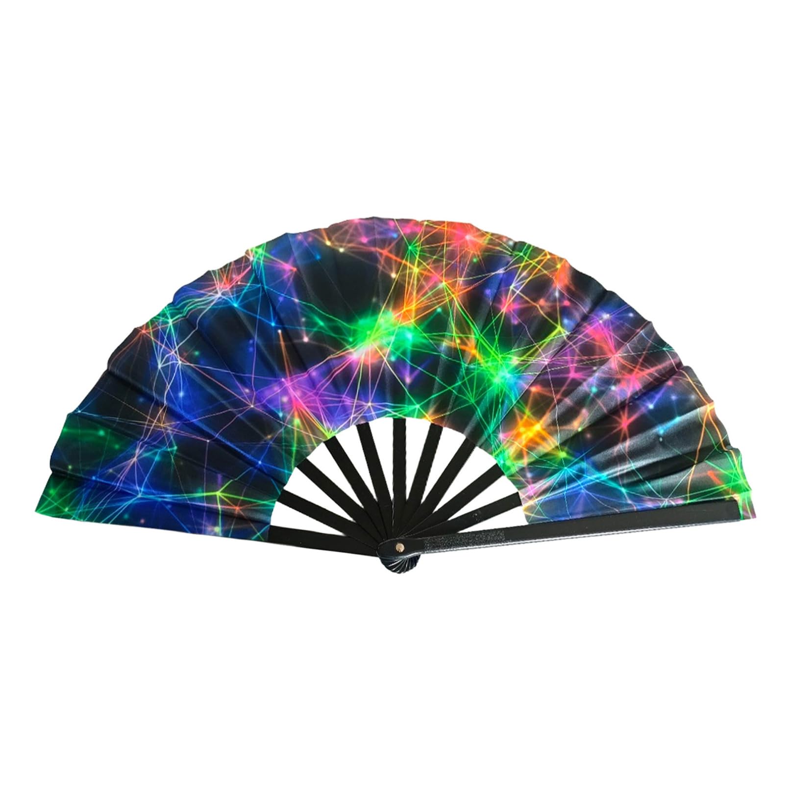 YiZYiF Professional Kung Fu Fan for Dance Performance Durable Chinese Hand Fan with Reinforced Sticks for Tai Chi Type A One Size