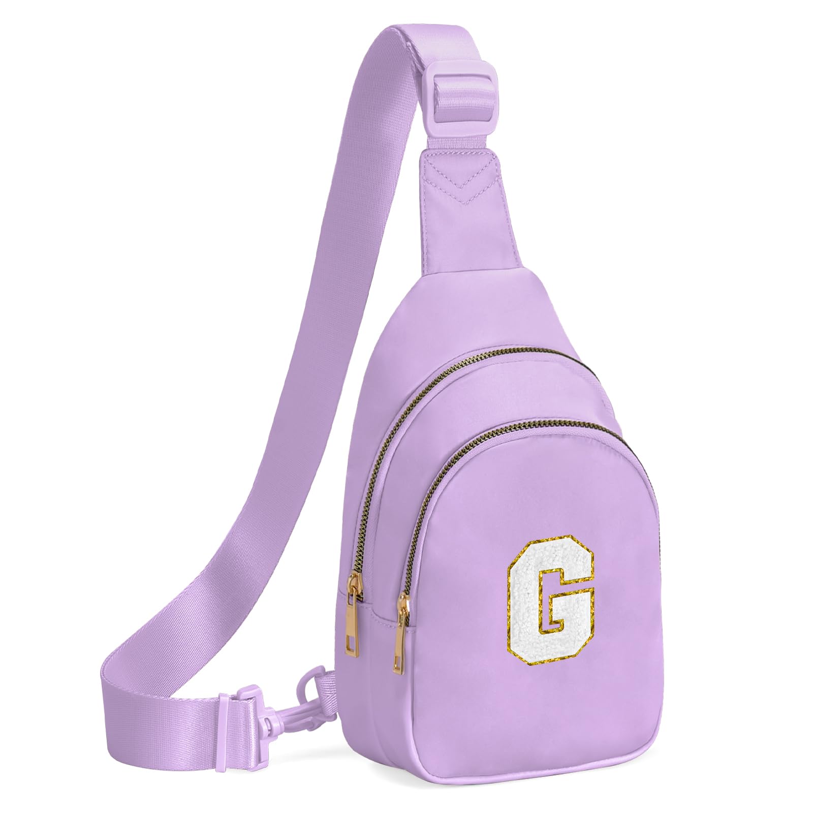 Viverte Birthday Gifts for 7 8 9 10 11 12 13 Year Old Girls Small Initial Sling Bag Cross Body Bag Fanny Pack for Girls
