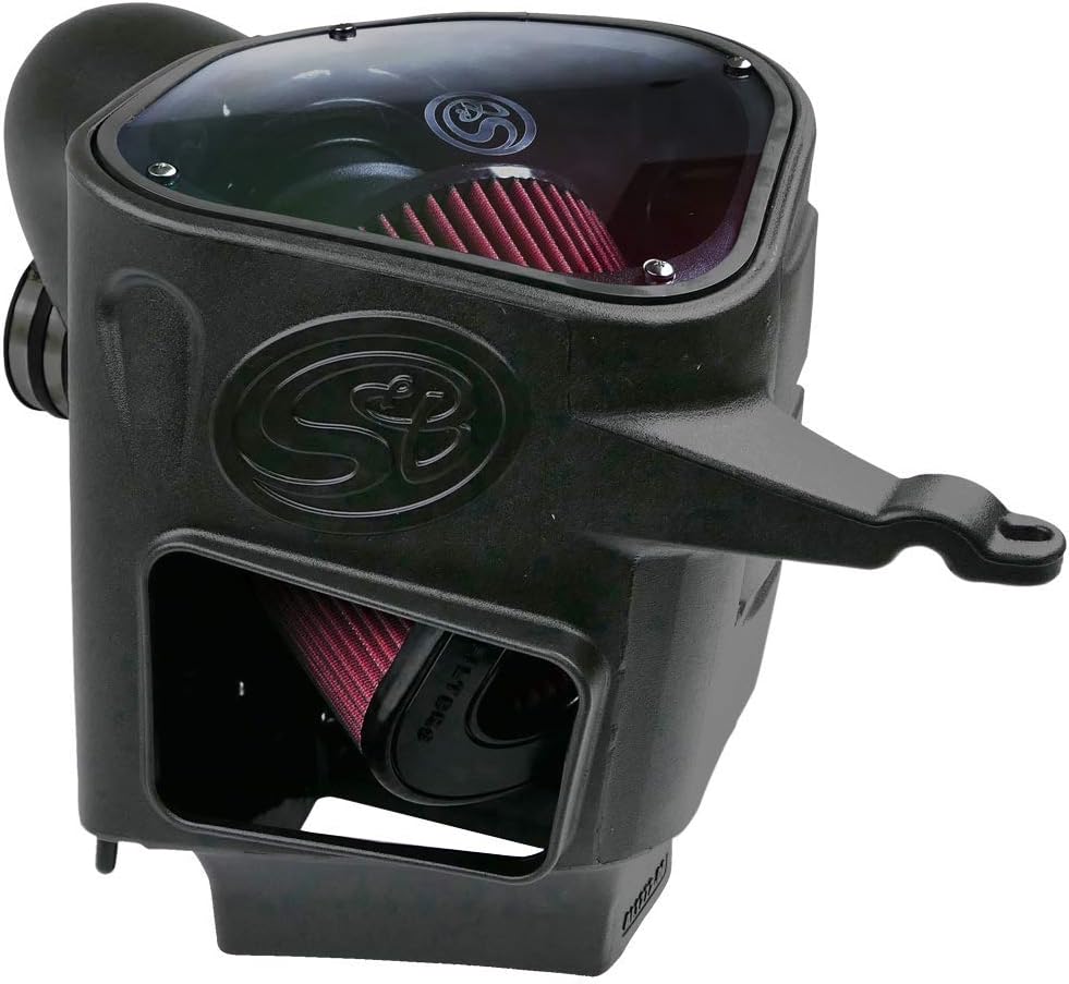 S&B Filters 75-5094 Cold Air Intake For 2003-2007 Dodge Ram Cummins 5.9L (Oiled Cleanable, 8-ply Cotton Filter)