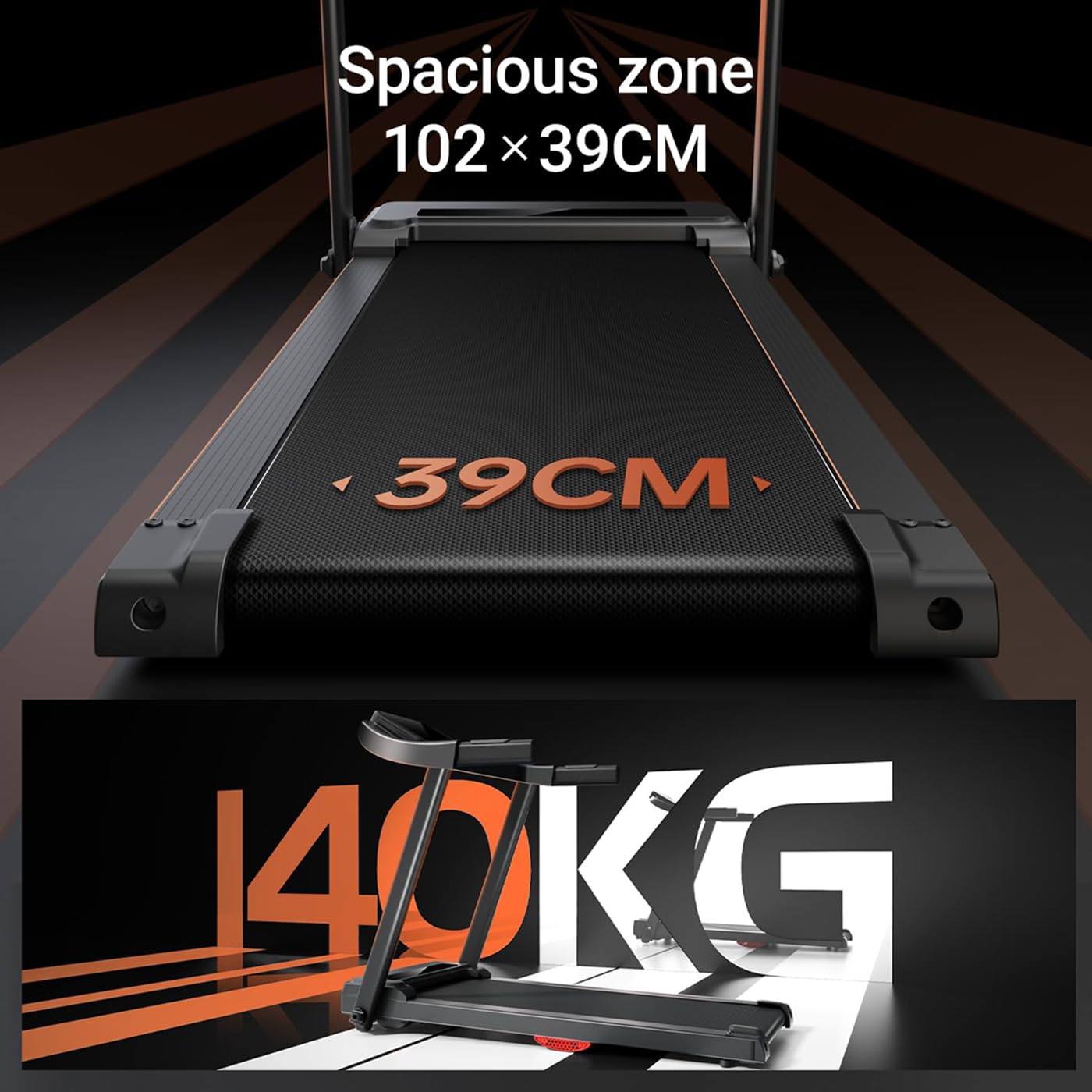 Mengmiao Tapis Roulant Pieghevole 15% Inclinazione | Motore Brushless 3.0HP Ultra Silenzioso <45dB | Pedana 7 Strati + 10 Ammortizzatori | 12 Programmi Smart + 3 Modalità | Design Salvaspazio Casa