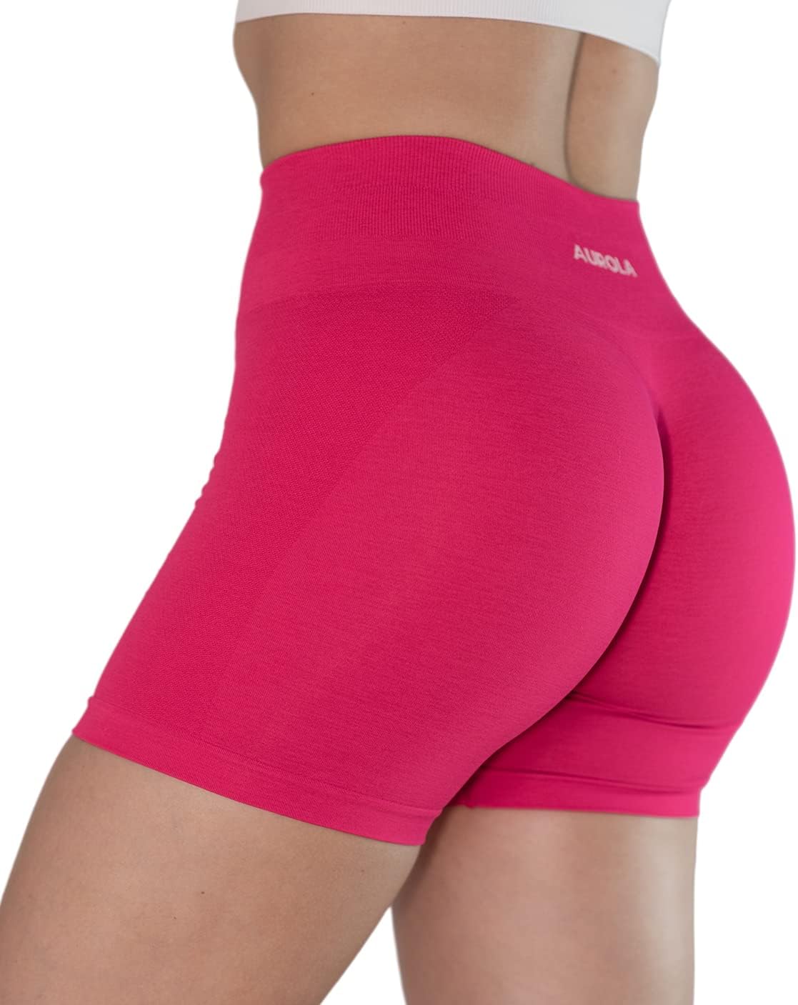 AUROLA Intensify V2.0 Women's Workout Shorts Athletic Running Shorts, Seamless High Waist Gym Yoga Shorts - Image 3