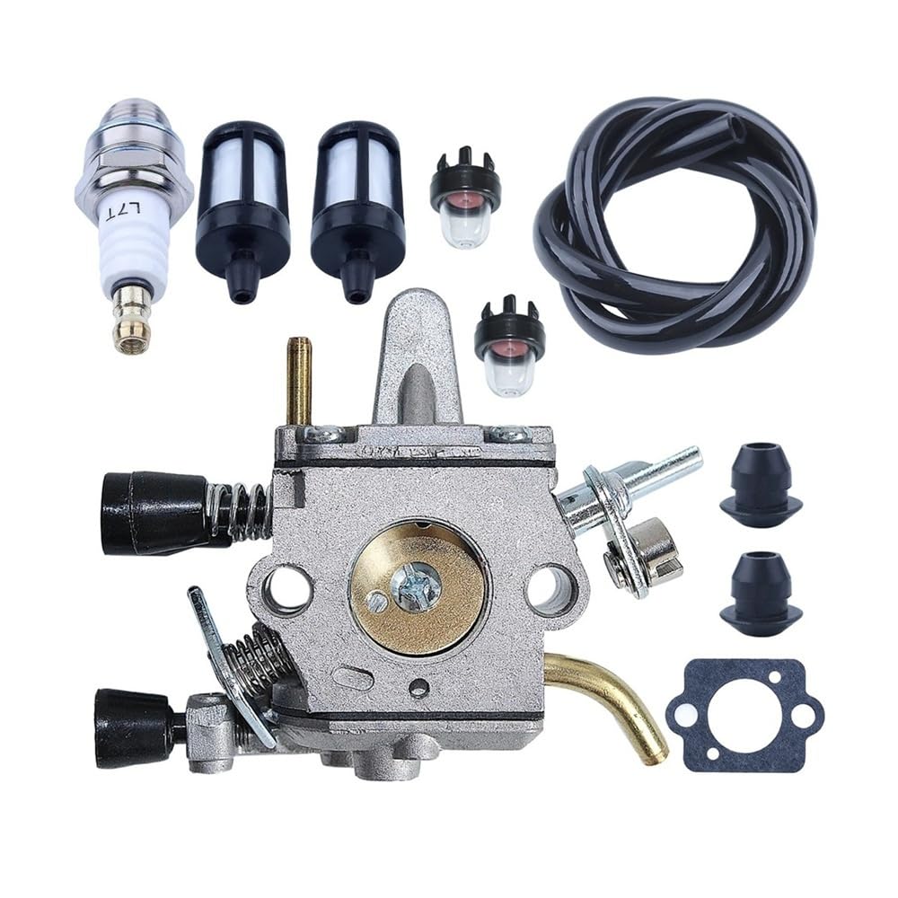 Kit de línea de filtro de combustible y cebador de carburador for FS250, FS120, FS200 y FS300. Reemplazar por 41341200653.