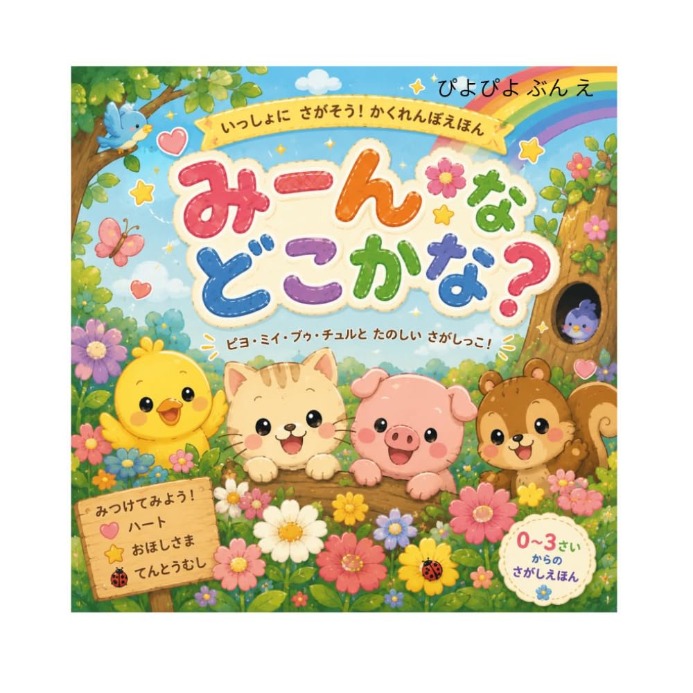 みんなどこかな: 「やさしい おもいやり」をはぐくむ知育絵本　0歳から5歳