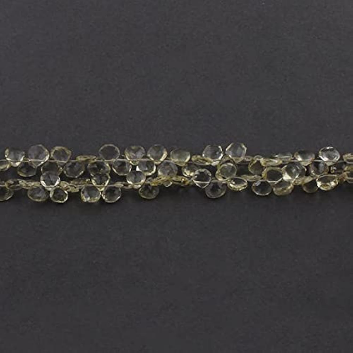 Perles en quartz citron cœur facetté LKBEADS pour créer vos bijoux d'été bohèmes