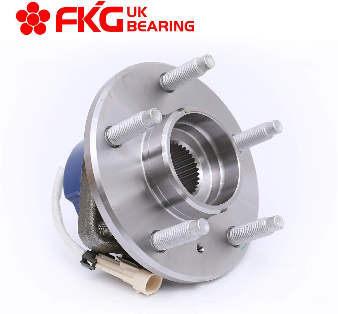 FKG 513179 (FWD Only) Front Wheel Bearing Hub Assembly fit for 2000-2013 Chevy Impala, 2000-2007 Chevy Monte Carlo, 1997-2005 Buick Century, 1997-2004 Buick Regal, Set of 2