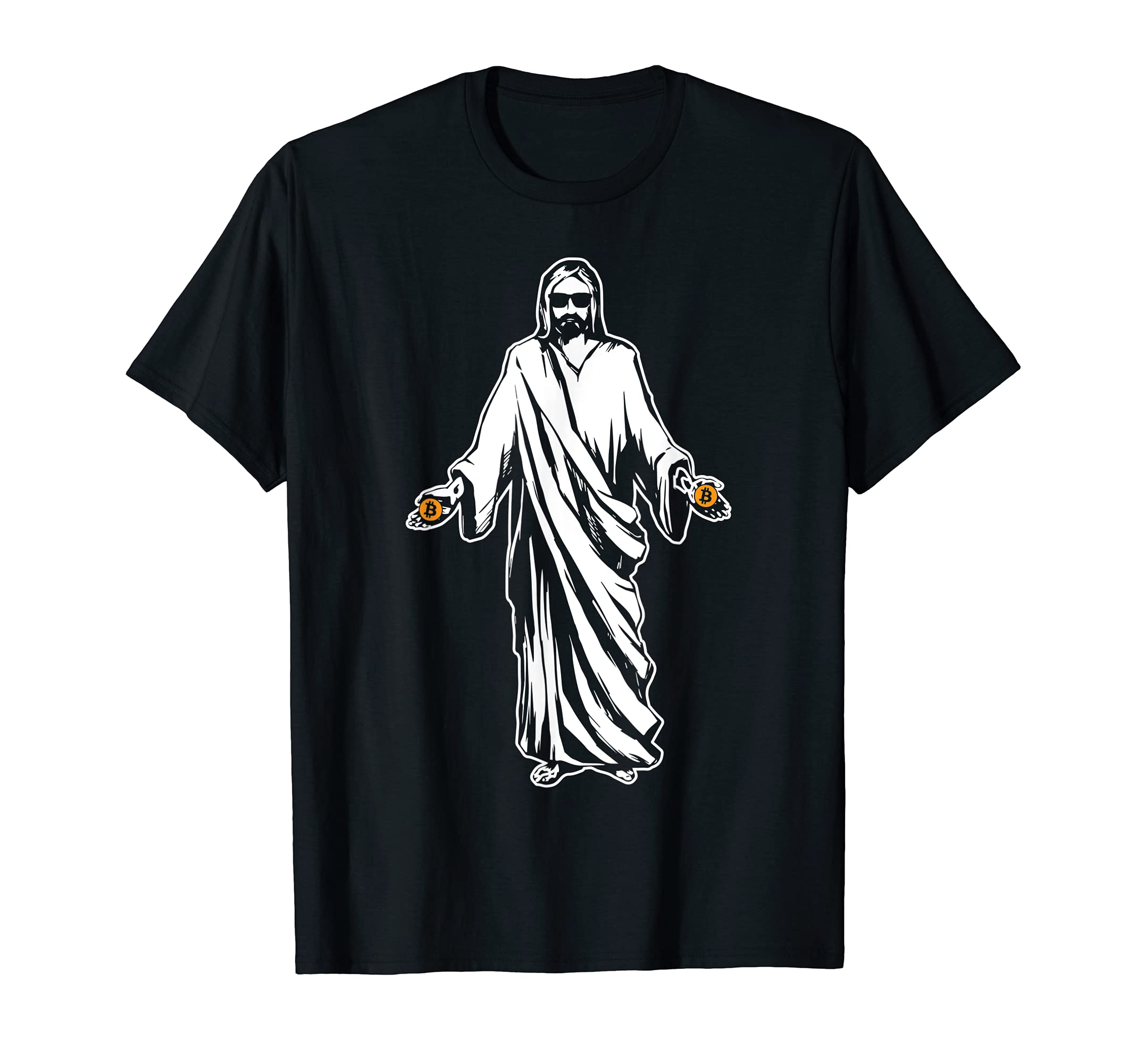 Jesus Bitcoin Funny Cryptocurrency Digital Currency T-Shirt T-Shirt