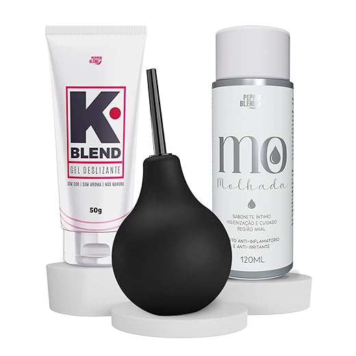 Ducha Íntima Higiene Ginecológica Enema Gel Deslizante Sabonete Procto