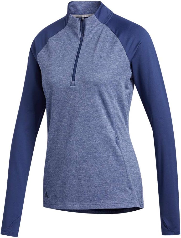 adidas Golf Heathered Half Zip Layer