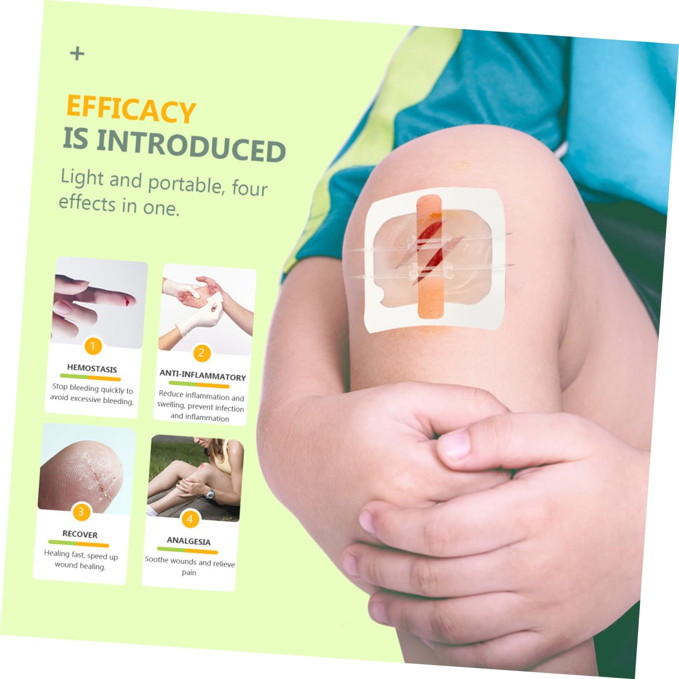 PLAFOPE 2piezas Cierre De Heridas Tiras Adhesivo Para Heridas y Exteriores Fácil De Usar