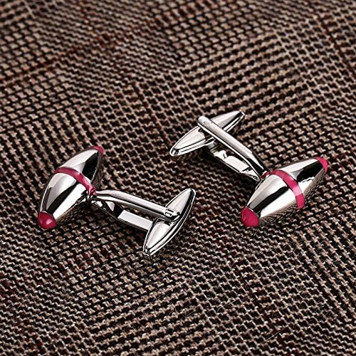 Gemelli Per Camicia Uomo In Acciaio Inossidabile - Design Quadrato Con Zircone, Confezione Regalo Inclusa - Foto 5