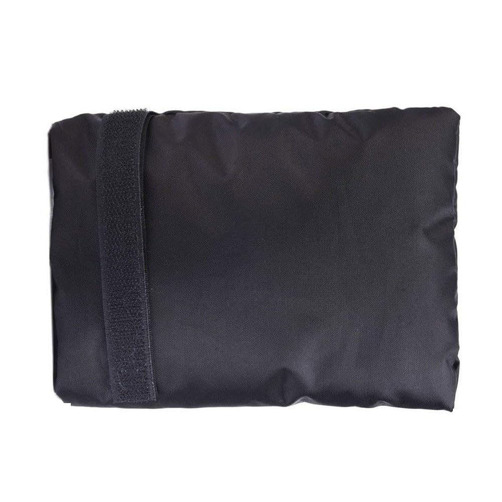 Black Outside Winter Tap Cover with Reflective Strip Waterproof Tap Frost Protector Water Pipe Protection Sleeve for Garden(18 * 15 * 5cm)