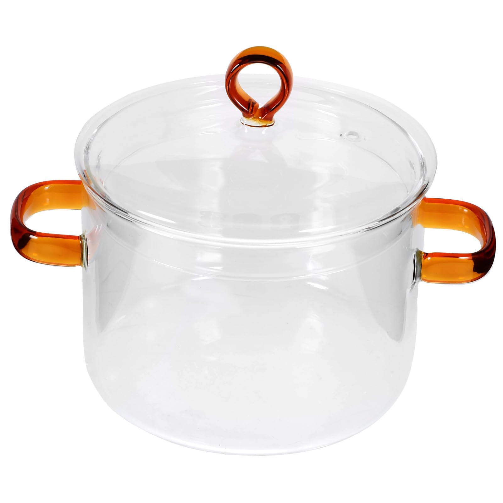 Marmite pratique en verre borosilicaté Housoutil 15L résistante au feu vif pour mijoté parfait