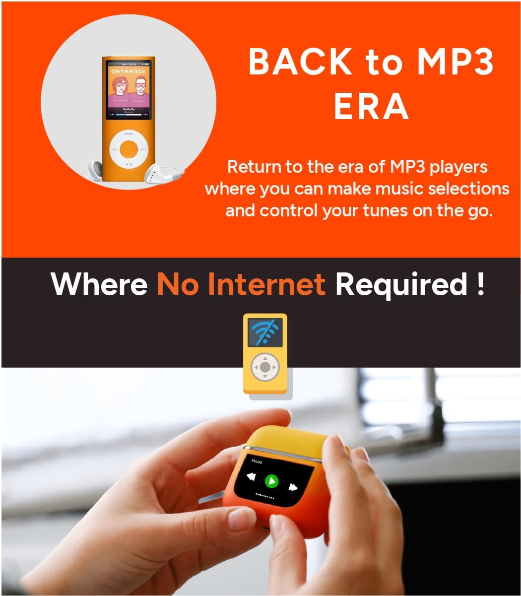 Touchbuds (2025 Edition) – True Wireless Earbuds with MP3 Player, ANC 32dB, AI-ENC Quad Mics, 40H Playtime, Bluetooth 5.4, Touch Controls, Sleep Mode & Find My Buds – Ultimate Sound & Comfort