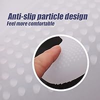 Vista 44 de ECHZOVE Funda de silicona para controlador PS5 (azul) – Cubierta de controlador de PS5 duradera y antideslizante con accesorios personalizables