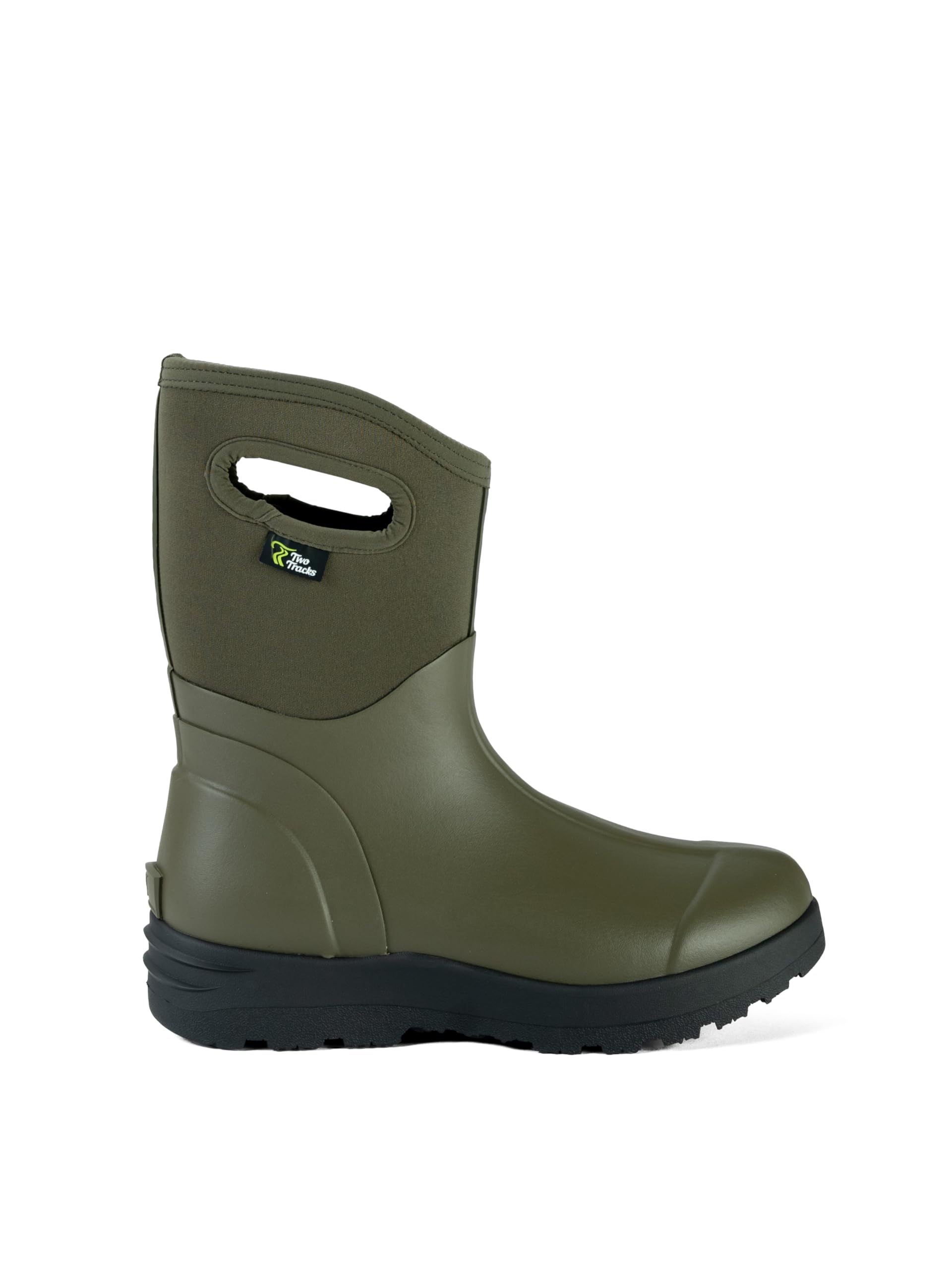 TwoTracks Neoprenstiefel Baruga Olive Men Halbhoch