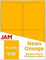 Vista 101 de JAM Paper - Etiquetas de dirección de envío - Envío estándar - 2 x 4 - Blancas - 120/Paquete