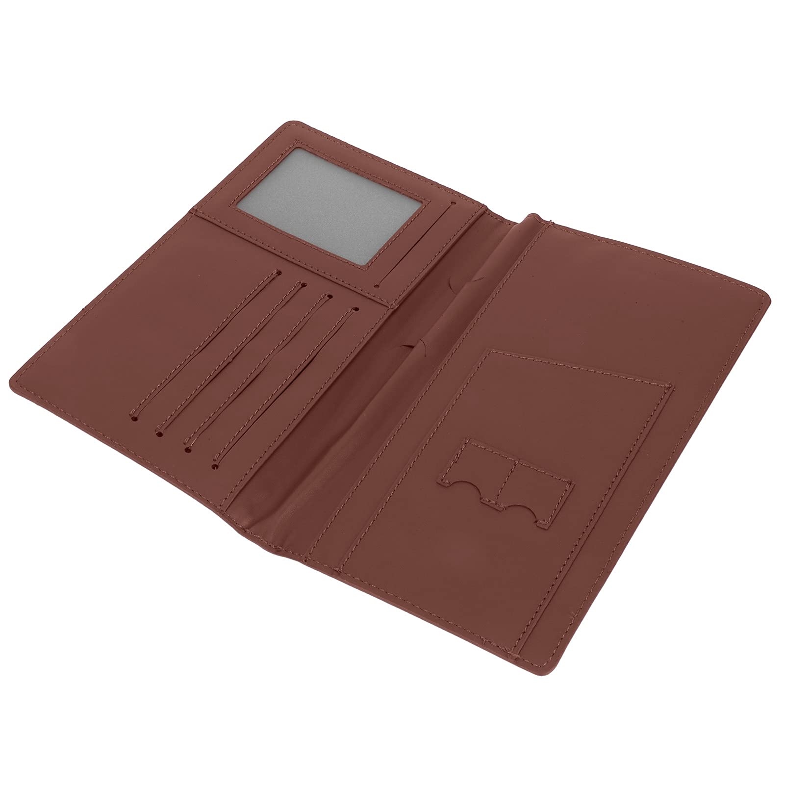Cocoarm Porta Passaporto Portafoglio da Viaggio in Pelle PU con Blocco Antifurto Organizzatore di Documenti di Viaggio 11,5 X 18,8 X 0,5 Cm per Carte Passaporto Biglietti Contanti Viaggiatori (-50#)