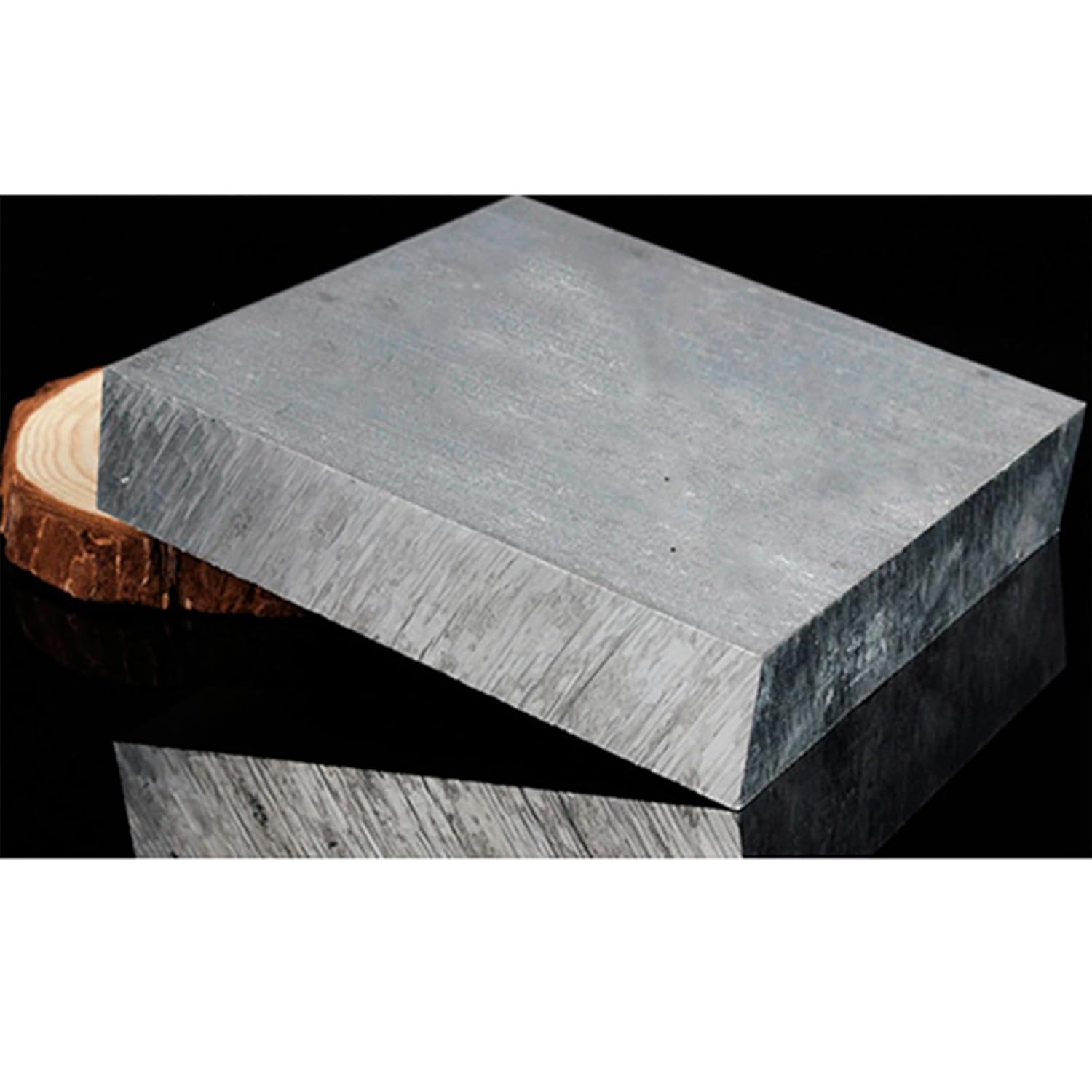 7075 Aluminum Alloy Plate, 7075 Aluminum Sheet, Aerospace Zinc Alloy Sheet, Ultra-Hard Aluminium Block Bar, Laser-Cut 8mm, 10mm Thick (#8mm,150 * 150mm)