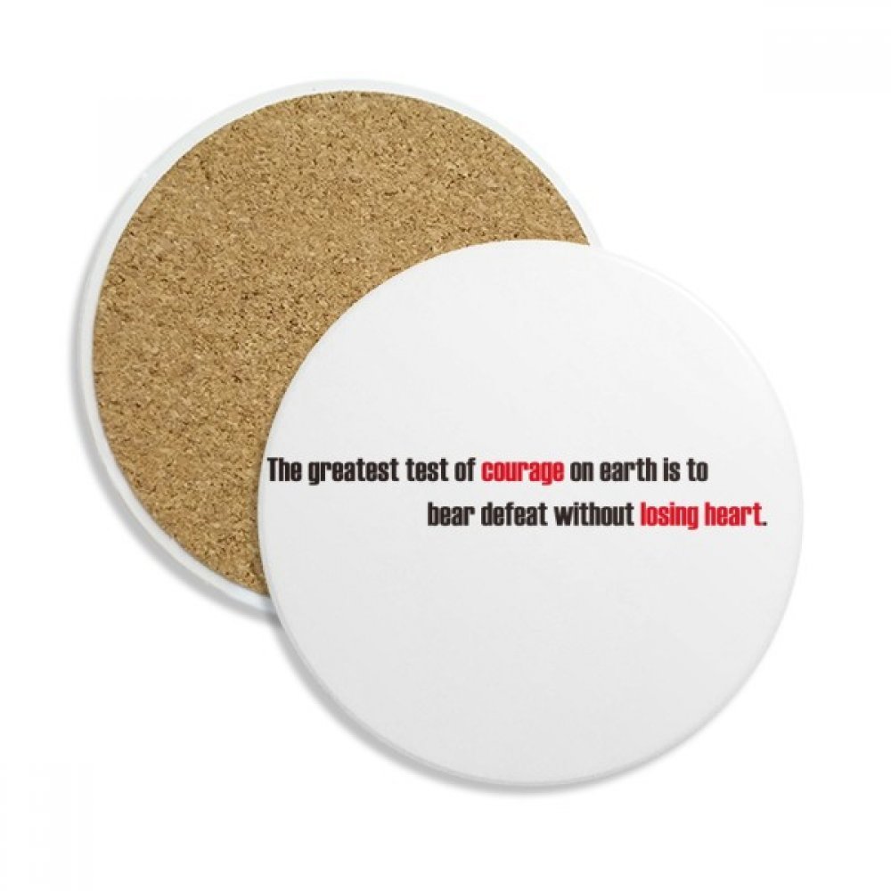 Coaster en céramique absorbant pour boisson dessous de verre pierre et porte-tasse