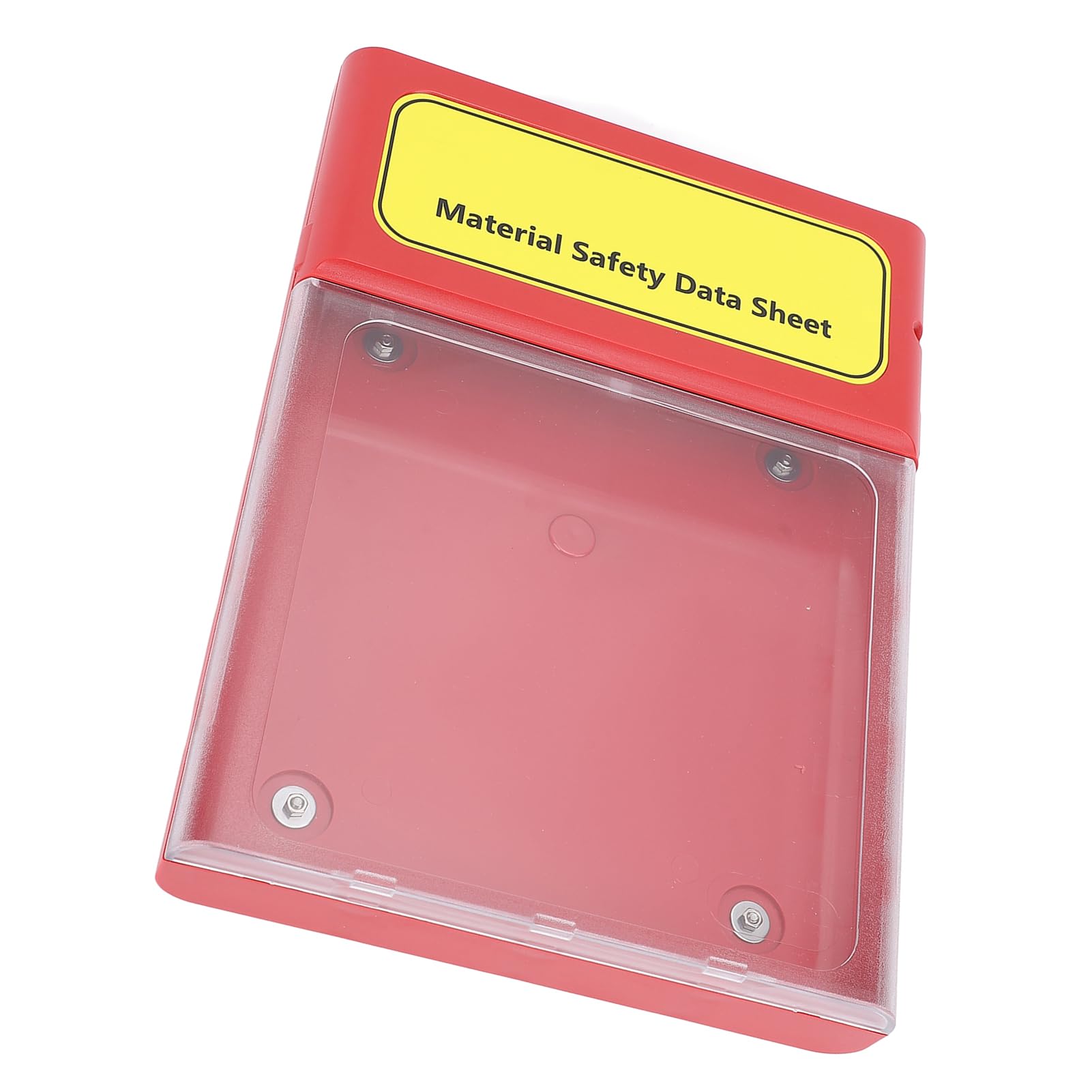 SIXRUN Caja Visual MSDS, Materiales de PC ABS PA de Alta Resistencia, Resistente Al Agua y Al Polvo para Almacenamiento Seguro de Documentos MSDS, Ideal para Uso Industrial y de Laboratorio