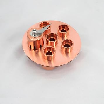 HOOLOO 4" Red Copper Bubble Plate for 4" Distillation Column 4 inches-Cu