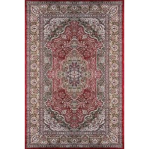 Amma Tapijten Handgeknoopt tapijt Perzische Kunst Zijde Traditioneel Luxe Rood 1,8 x 2,7 m