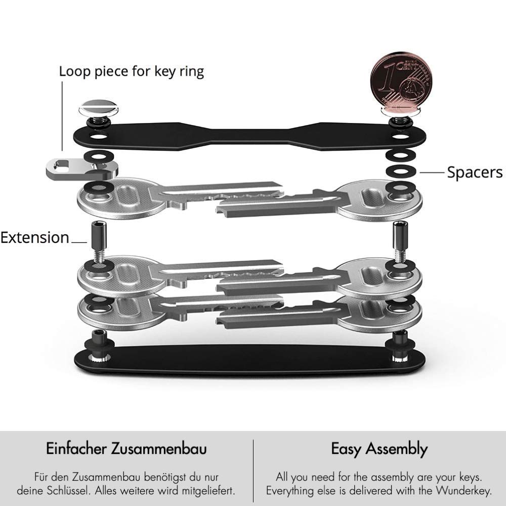 WUNDERKEY - Il Organizzatore di Chiavi Originale [The Key Organizer Made in Germany]