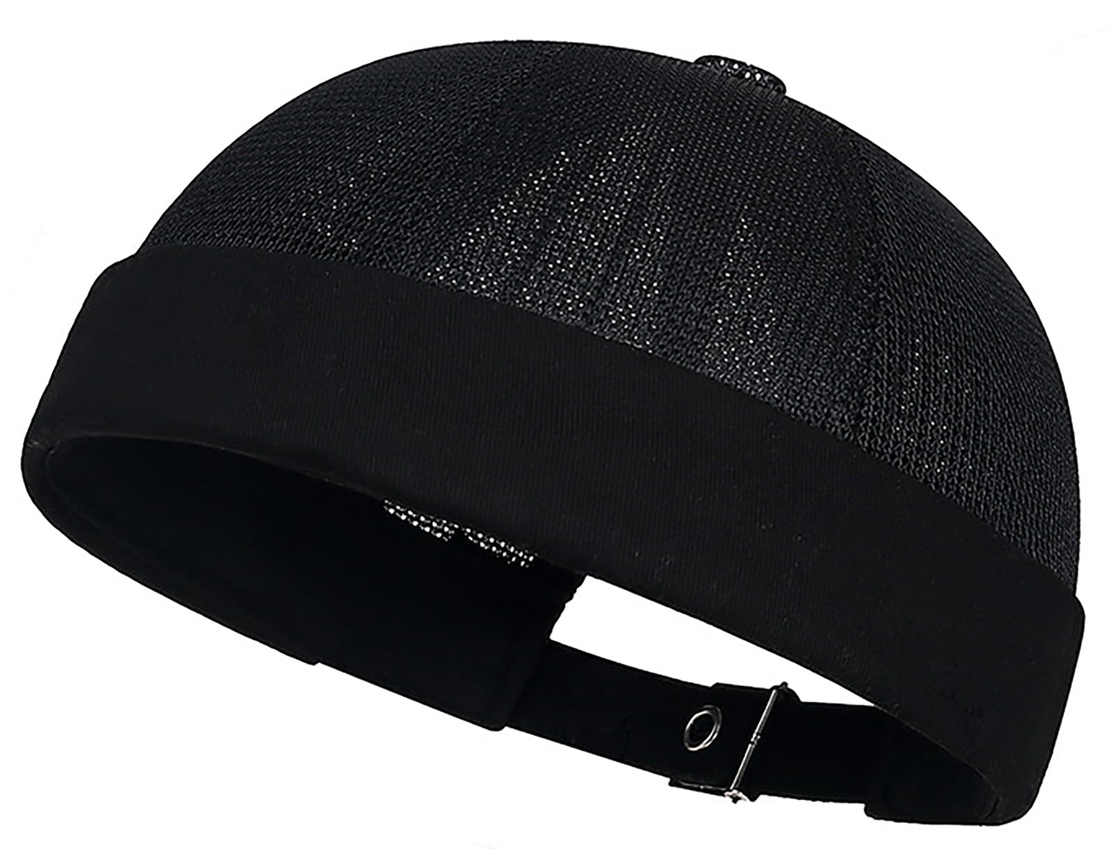 DIYDECAL Mens Mesh Brimless Cap,Summer Skullcap Docker Beanie Hat