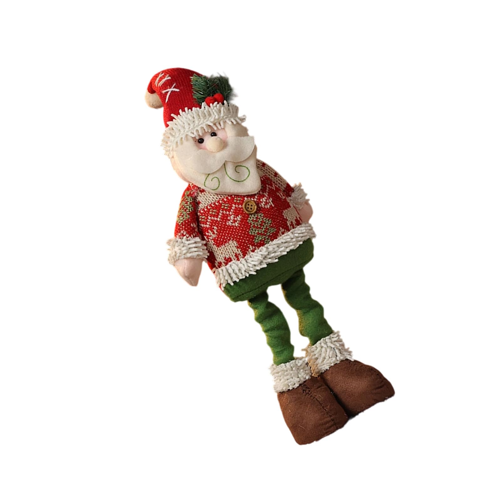 Qusinfc Holiday Decorations 3 Styles Expandable Santa Snowman Deer Christmas Parties Shelf Display Retractable Christmas Parties Decoration