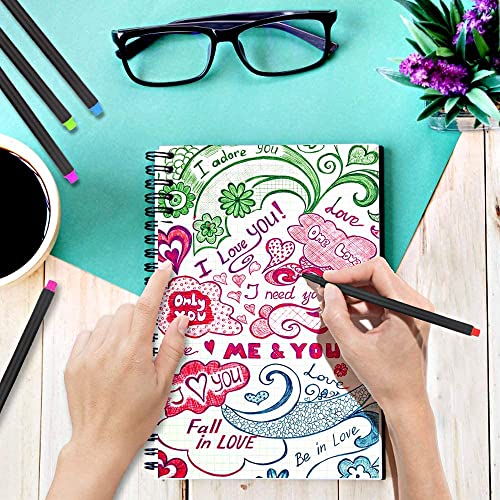 Canetas de planejamento de diário Canetas coloridas Canetas de ponta fina, canetas de cor fina de 0,