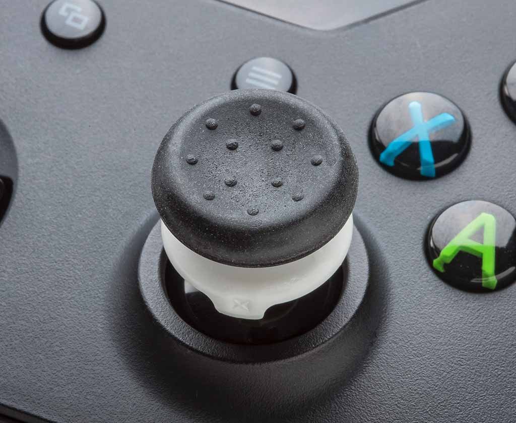 KontrolFreek Classic for Xbox One Controller | Performance Thumbsticks | 2 High-Rise Concave | Black