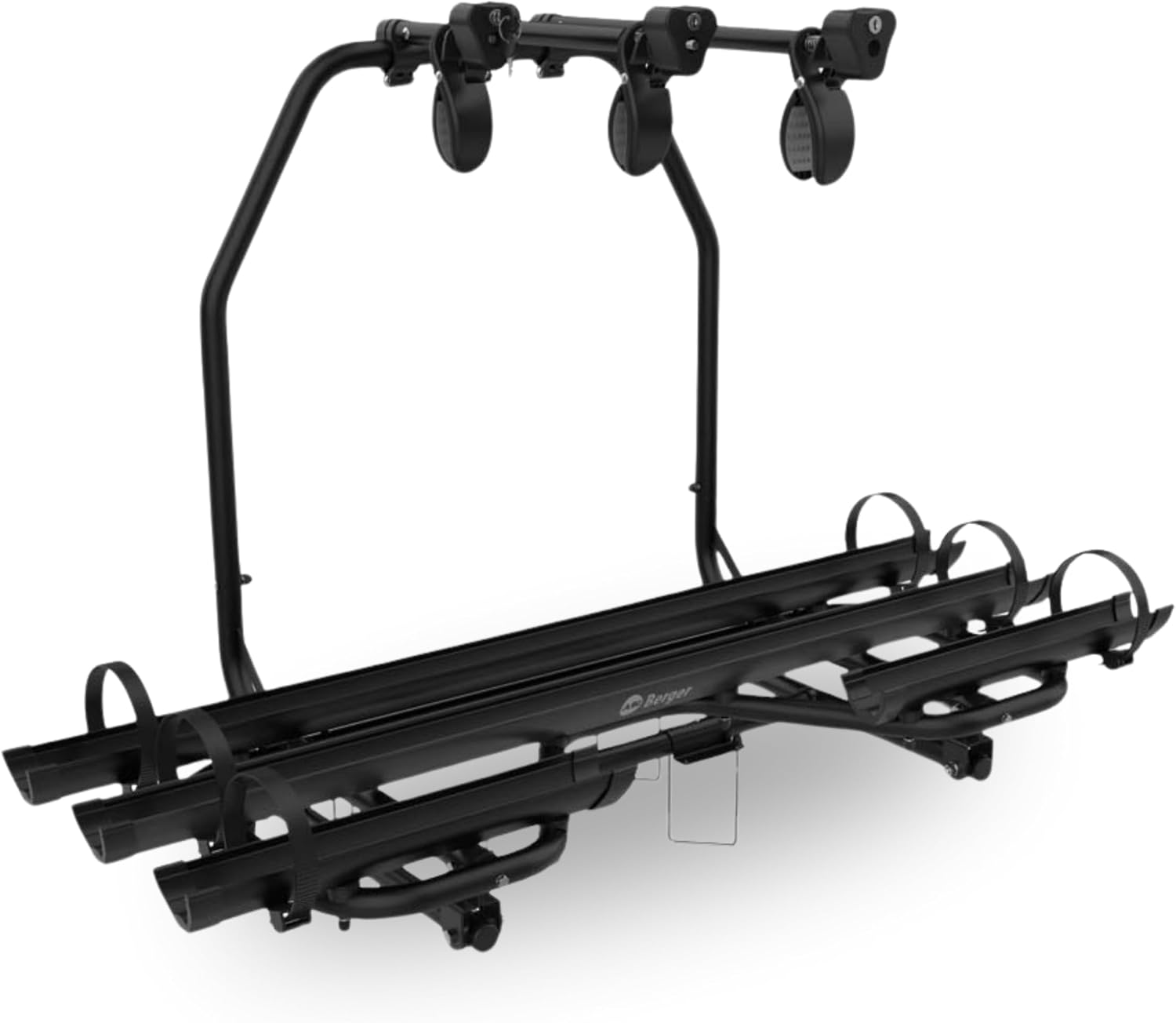BERGER Deichselträger 3XL – 3 Fahrräder | 60 kg | abklappbar
