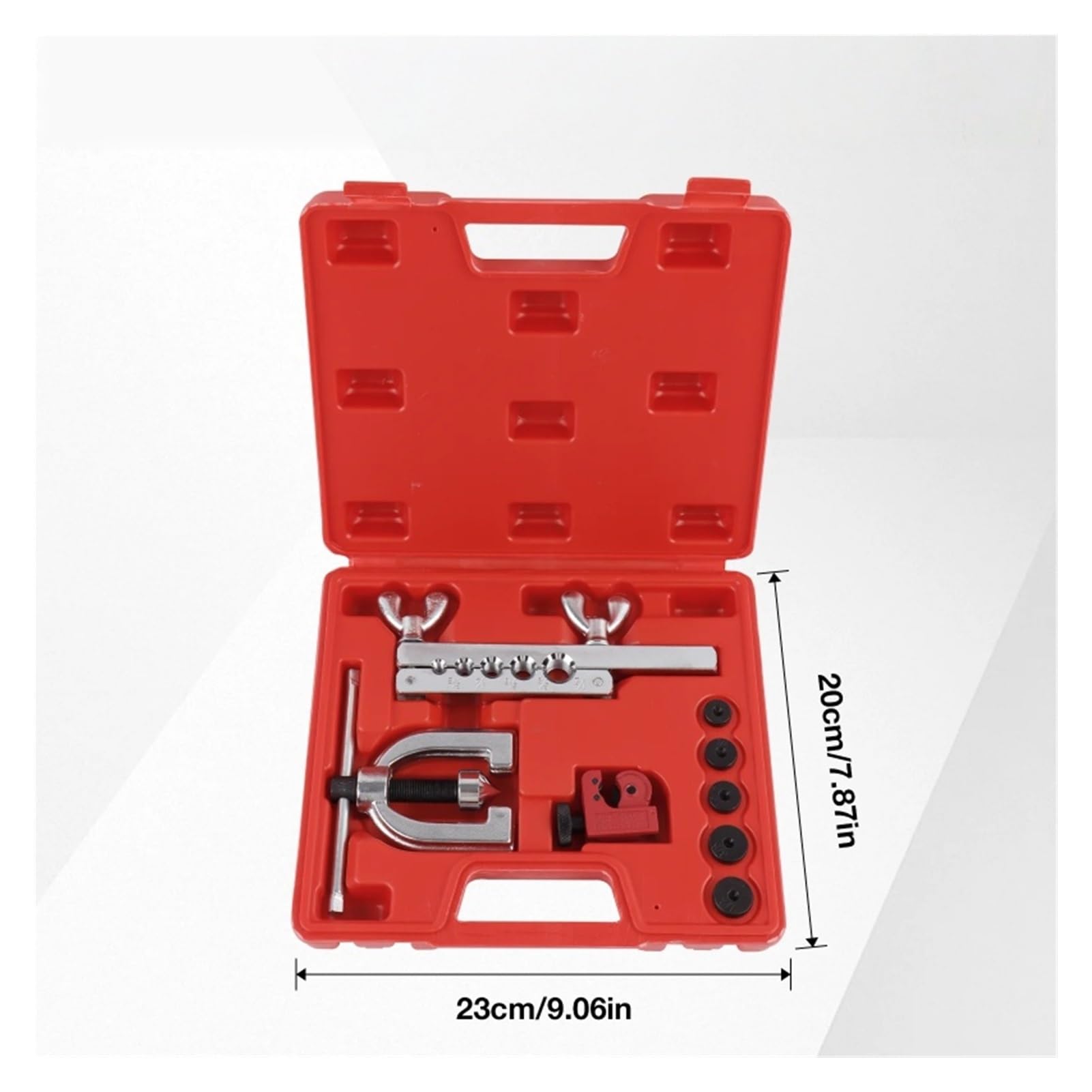 kit di strumenti per la riparazione dell'auto 1 set di utensili for svasatura e taglierina for tubi del freno, in rame, alluminio, ottone