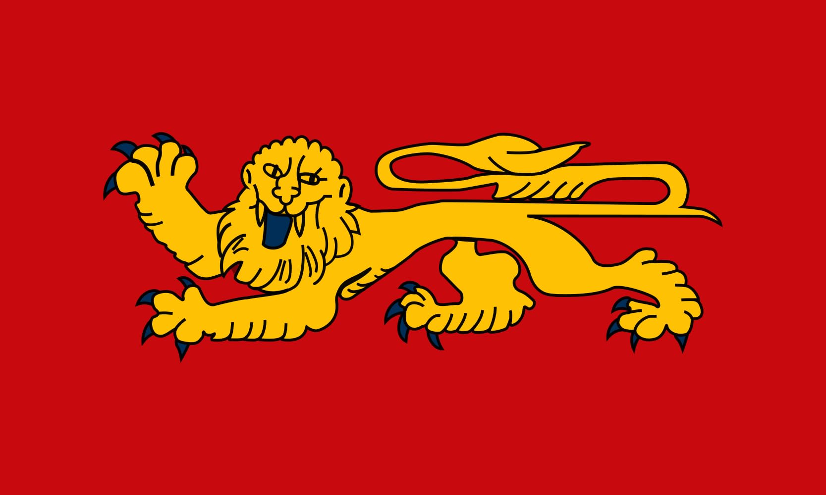 Drapeau Aquitaine grand format drapeau paysage historique pour pavoisement extérieur