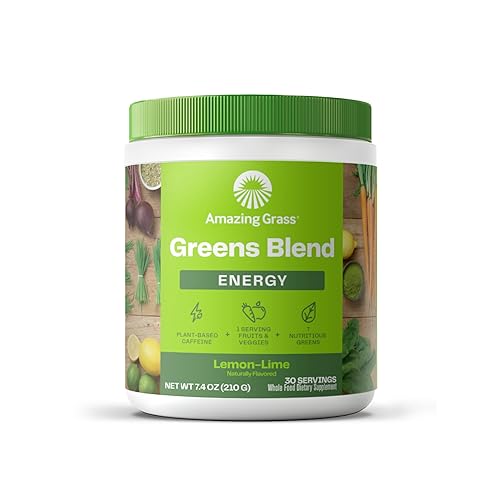 Amazing Grass Greens Blend Energy: Smoothie Mix, Super Greens Powder