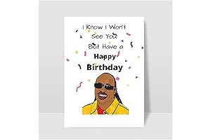 "Stevie Wonder" Inspired I Know I Won't See You Birthday Card For Everyone