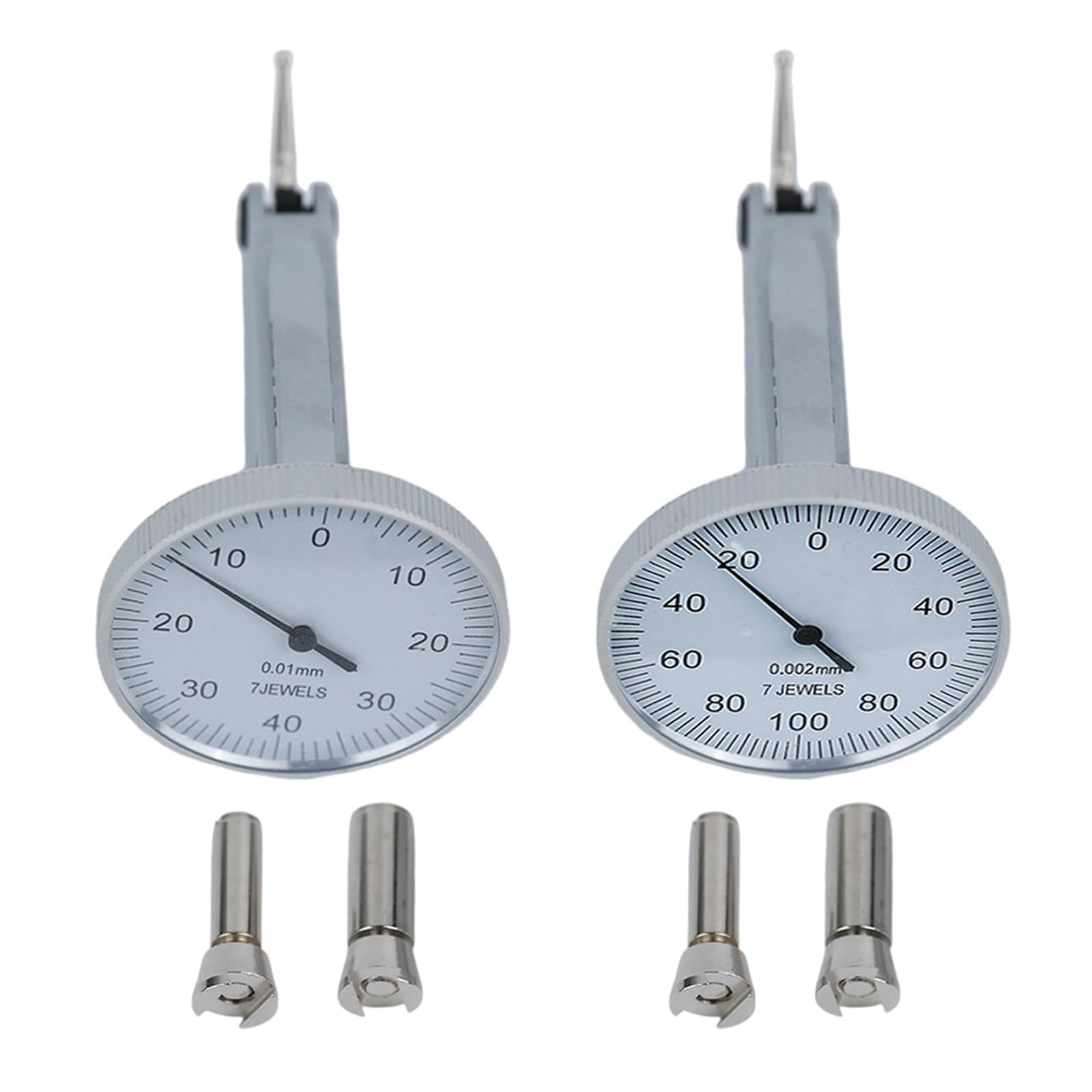 Indicatori in acciaio inox, strumento di misurazione meccanico di precisione per officine tecniche 0,2 mm/0,8 mm di alta precisione