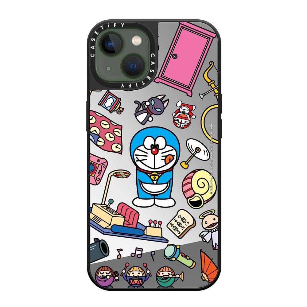 Amazon.com: CASETiFY Mirror iPhone 13 Case [Doraemon Co-Lab / 4.9