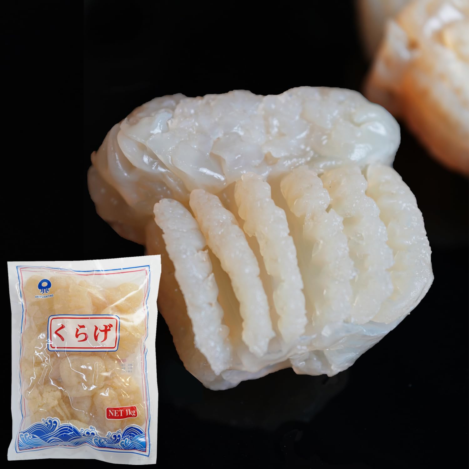 4点　TIKTOK話題商品 高級珍味 キャノンボール クラゲ（頭） 1kg Amazon.co.jp: 高級珍味 横浜中華街 キャノンボールクラゲ（頭) 1kg袋