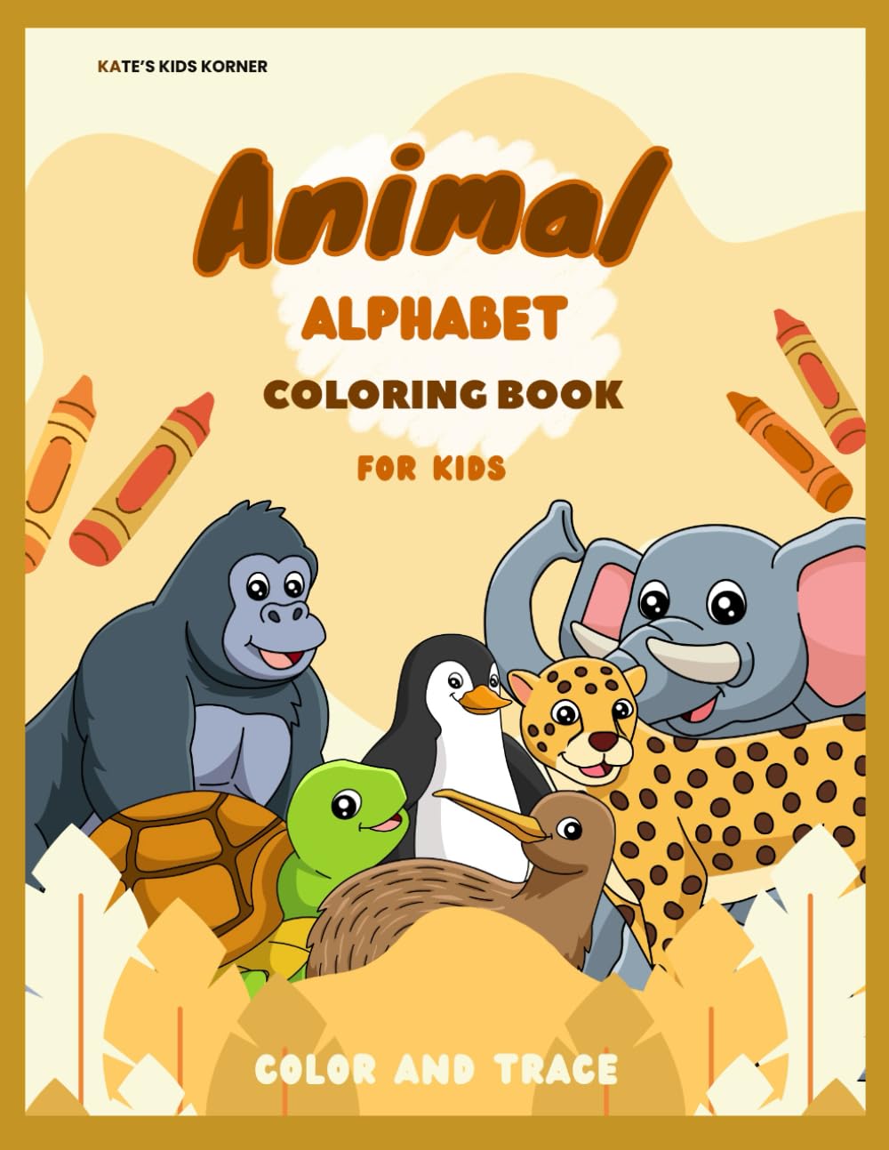 Animal Alphabet Coloring Book