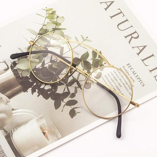 Miniatura 4 de Agstum Marco de lentes ópticos redondos de titanio puro, 1.811in