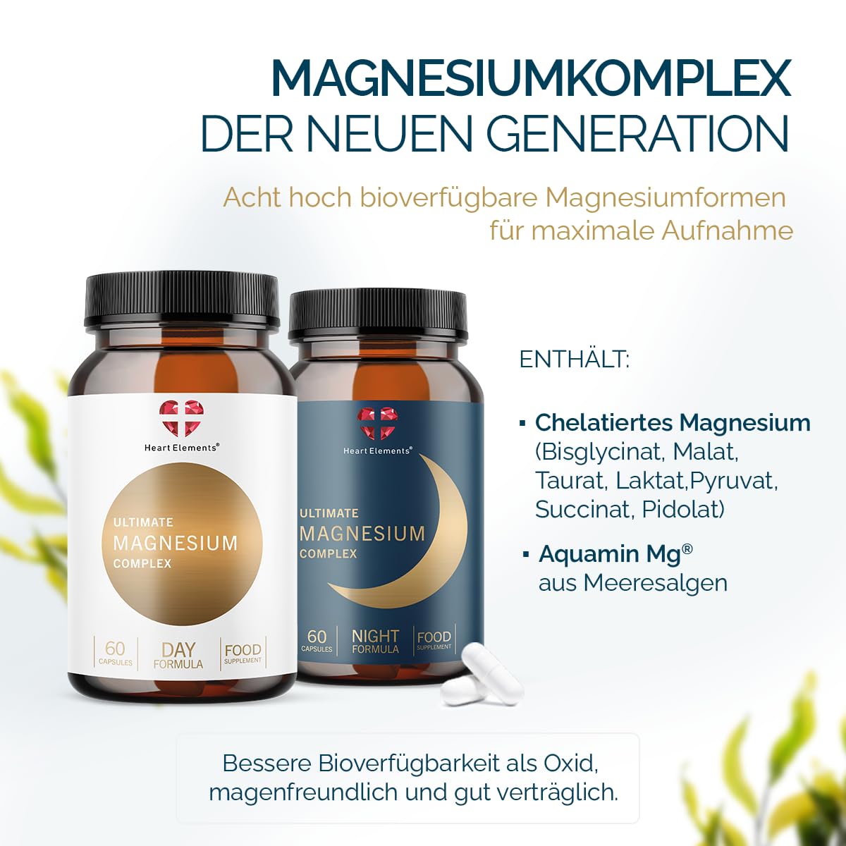 Ultimate Magnesium Komplex 240 Kapseln mit B6 D3 K2