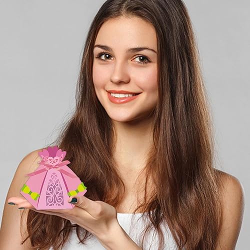 Miniatura 5 de GLOBLELAND Caja de regalo, troqueles de corte, caja de caramelo, troquelados de metal, caja de regalo hueca, bolsa de metal troquelada para álbumes