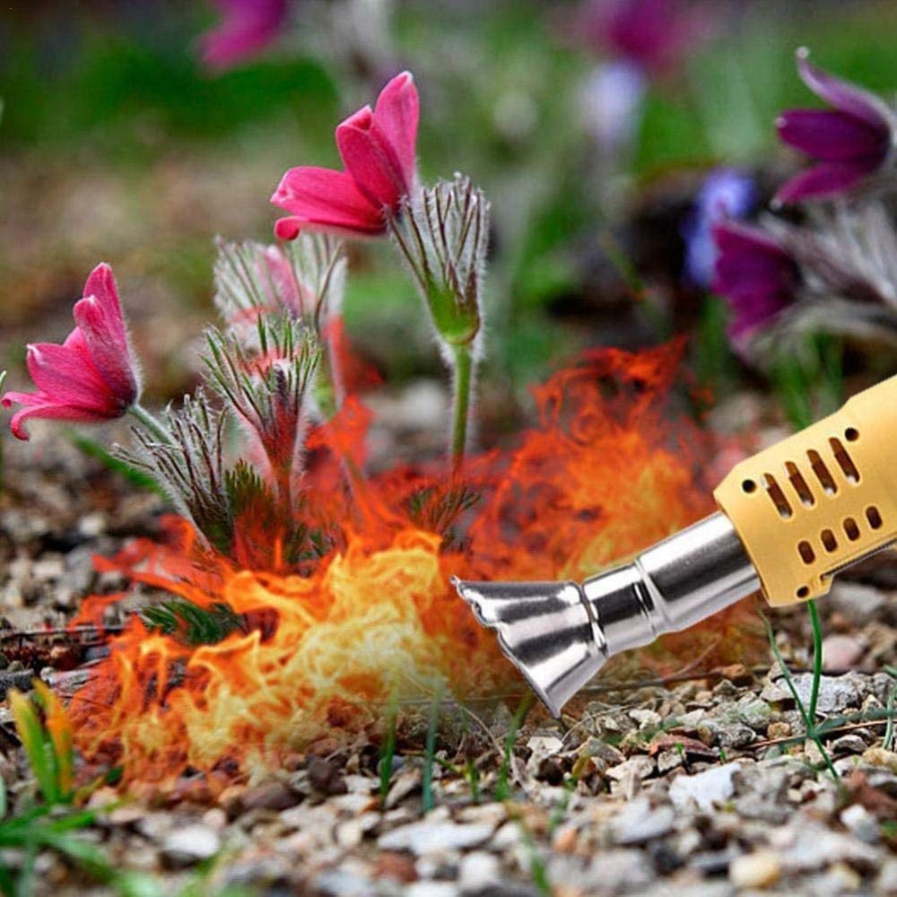 Weeder, Unkrautbrenner Elektrisches Unkrautvernichter Thermisches Unkrautbekämpfungsmittel Gartenwerkzeug, Brennendes Gras Und Brennende Holzkohle Zwei-In-Eins-Unkrautvernichter, Gartenwerkzeug-Set