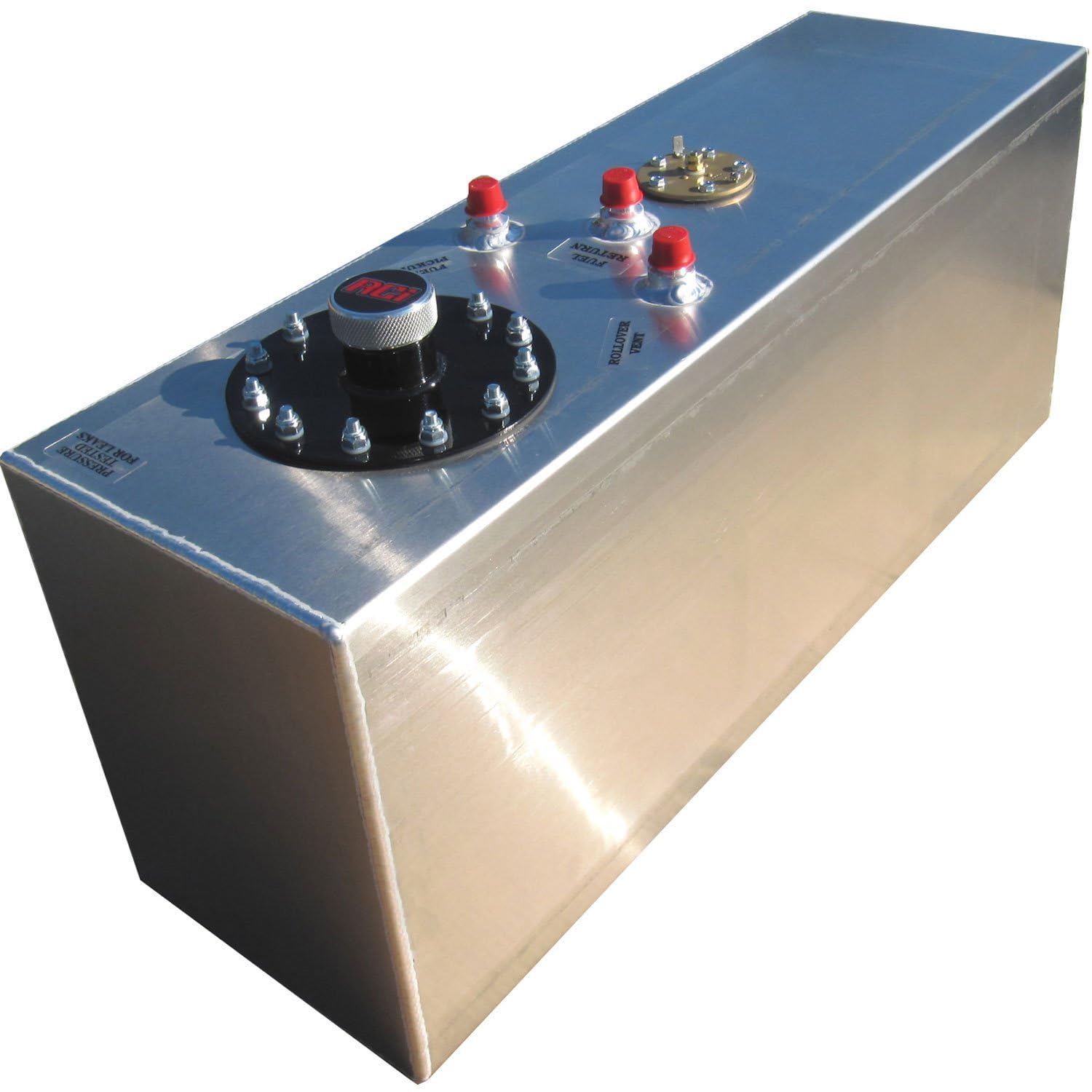 RCi 2161A Aluminum Fuel Cell, Natural Aluminum Color, 15 Gallon, 30L x 9W x 12H