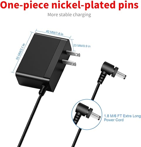 Miniatura 2 de Cargador para Shark IZ500 Series - Adaptador de corriente de repuesto IZ530 IZ531H IZ540 IZ541H IZ560 IZ563H Pro Cable de suministro de vacío