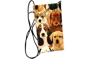 Puppies Fabric Small Bag for Eyeglasses