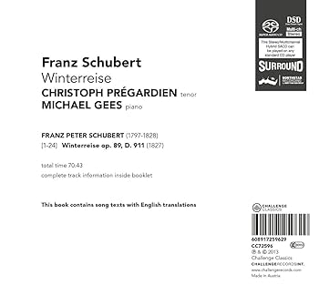 Winterreise (CD) - Prégardien,Christoph, Gees,Michael