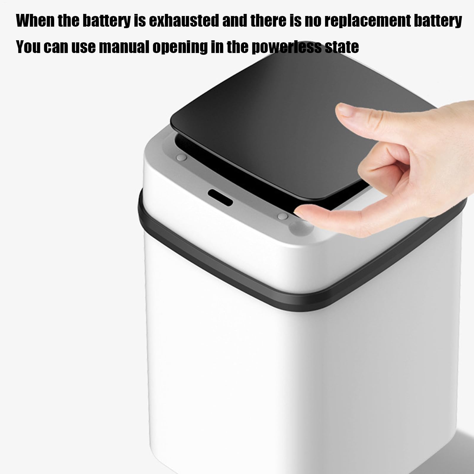 Touchless Trash Can, Garbage Can Automatic Sensor, Electric Trash Can with