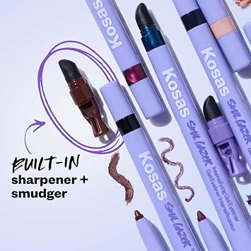Kosas Soulgazer Waterproof and Smudge-Resistant Gel Eyeliner Blackened Blue